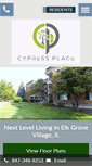 Mobile Screenshot of cypressplaceil.com